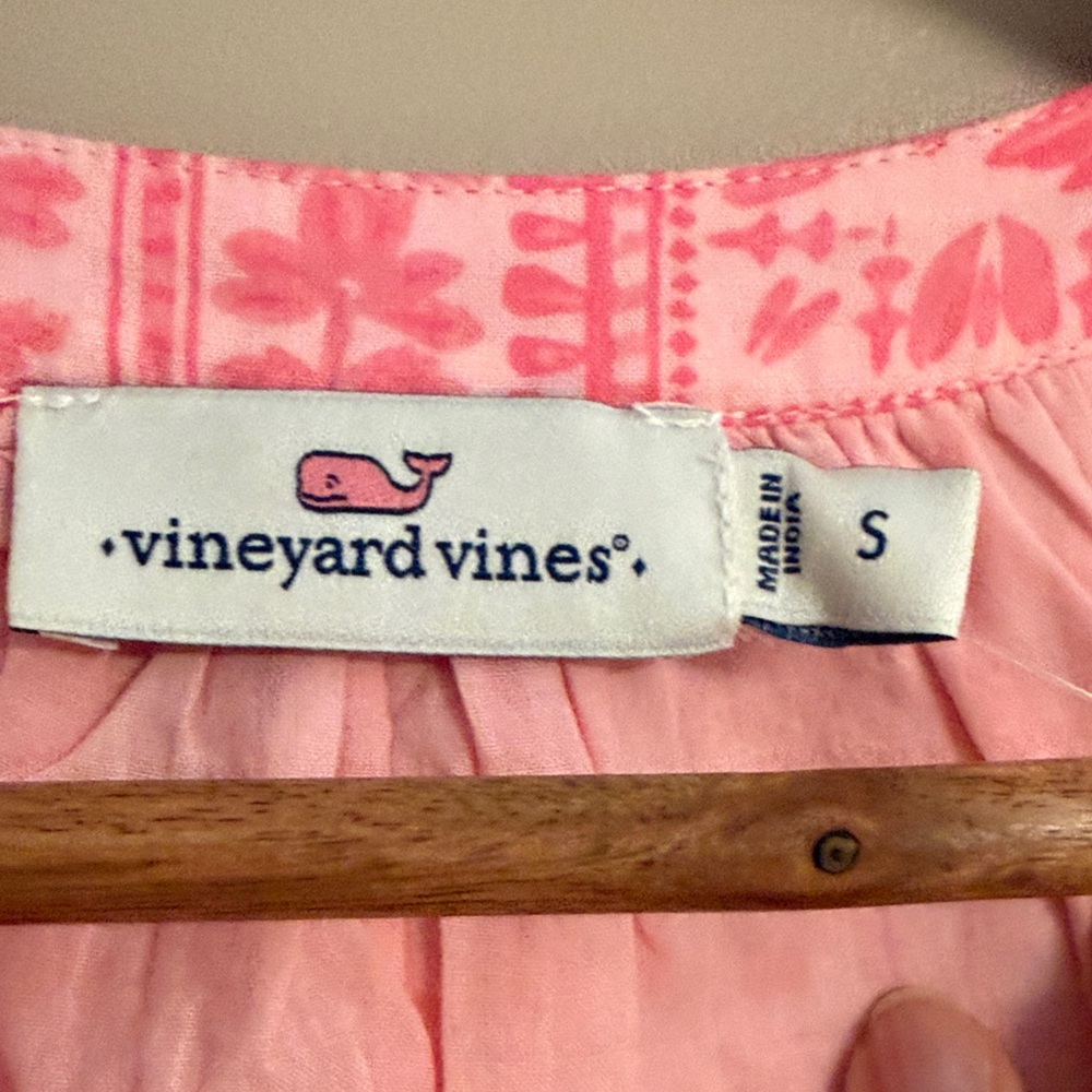 Vineyard Vines Pink Patterned Dress - Picture 6 of 8